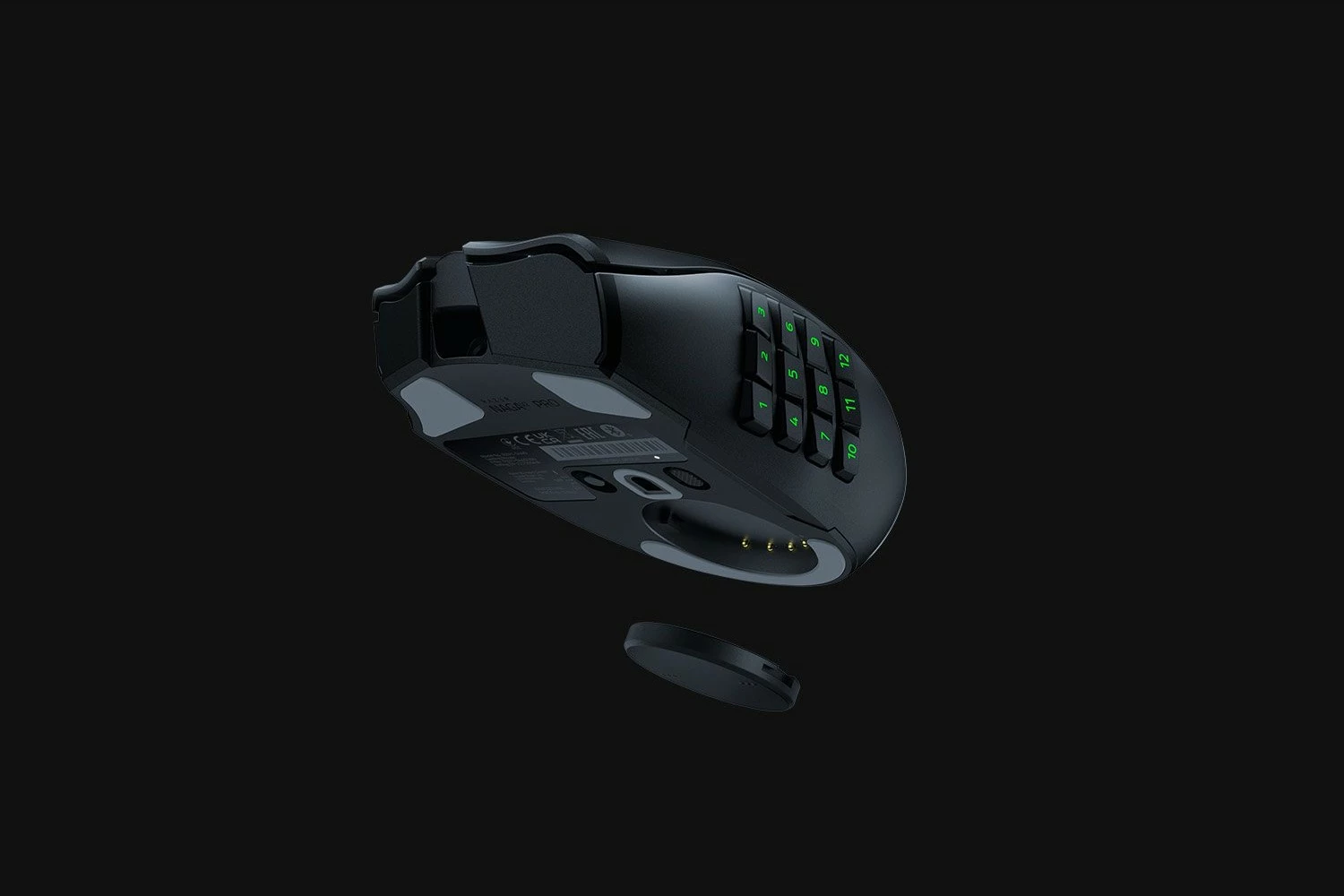 Maus gaming Razer Naga V2 Pro, wireless/Bluetooth/USB Type-C, i zi