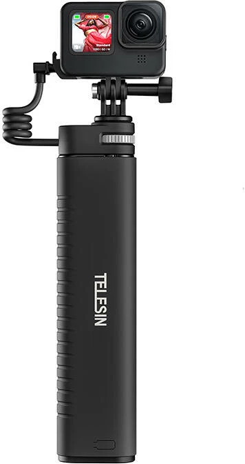 Selfie stick me powerbank Telesin TE-CSS-001, 10,000mAh, 18W, i zi