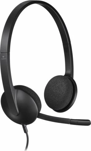 Kufje me mikrofon Logitech H340 (981-000475) USB, kabllo 1.8 m, të zeza