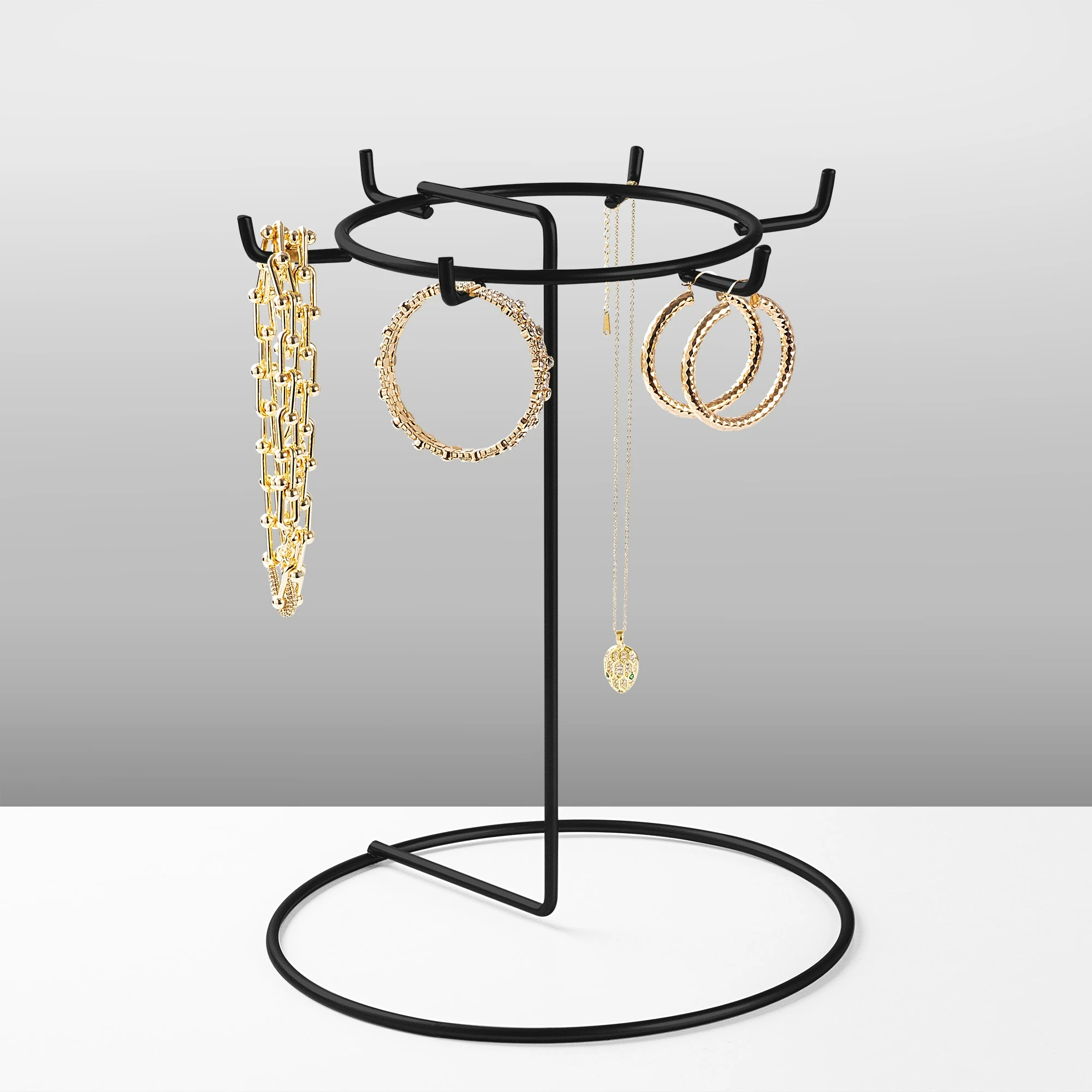 Stendë organizuese për stoli, dizajn Aberto, TK-001-B, e zezë