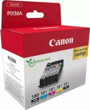 Set kartrixhesh boje Canon PGI-580/CLI-581 (2078C007) 5 copë, CMYK