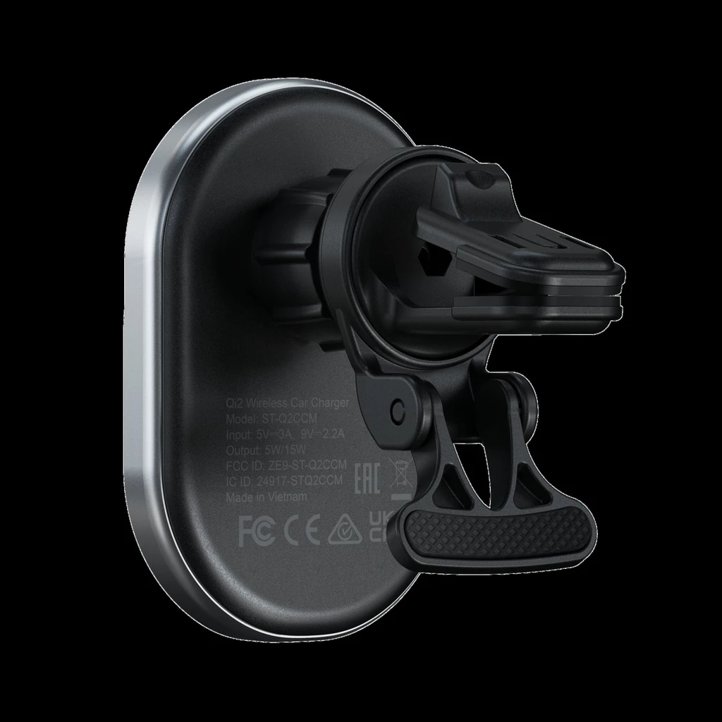 Satechi Qi2 Wireless Car Charger - Space Gray