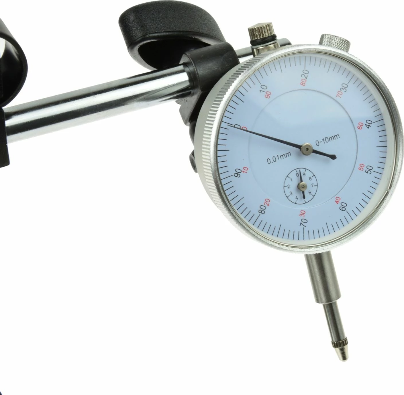 Mbajtës magnetik me indikator me orë Geko G02625 0-10 mm 0.01 mm