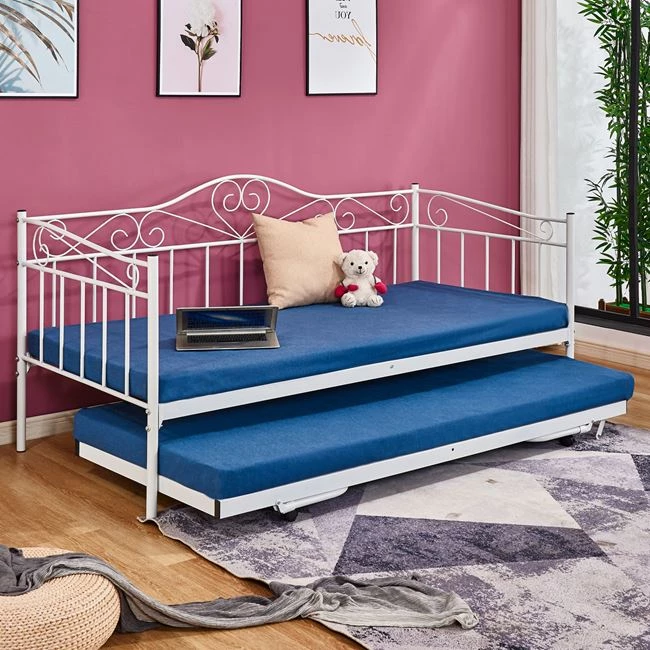 FH571.02 Sofa Bed MAEKO 190x90,White,Auxiliary Bed 85x185