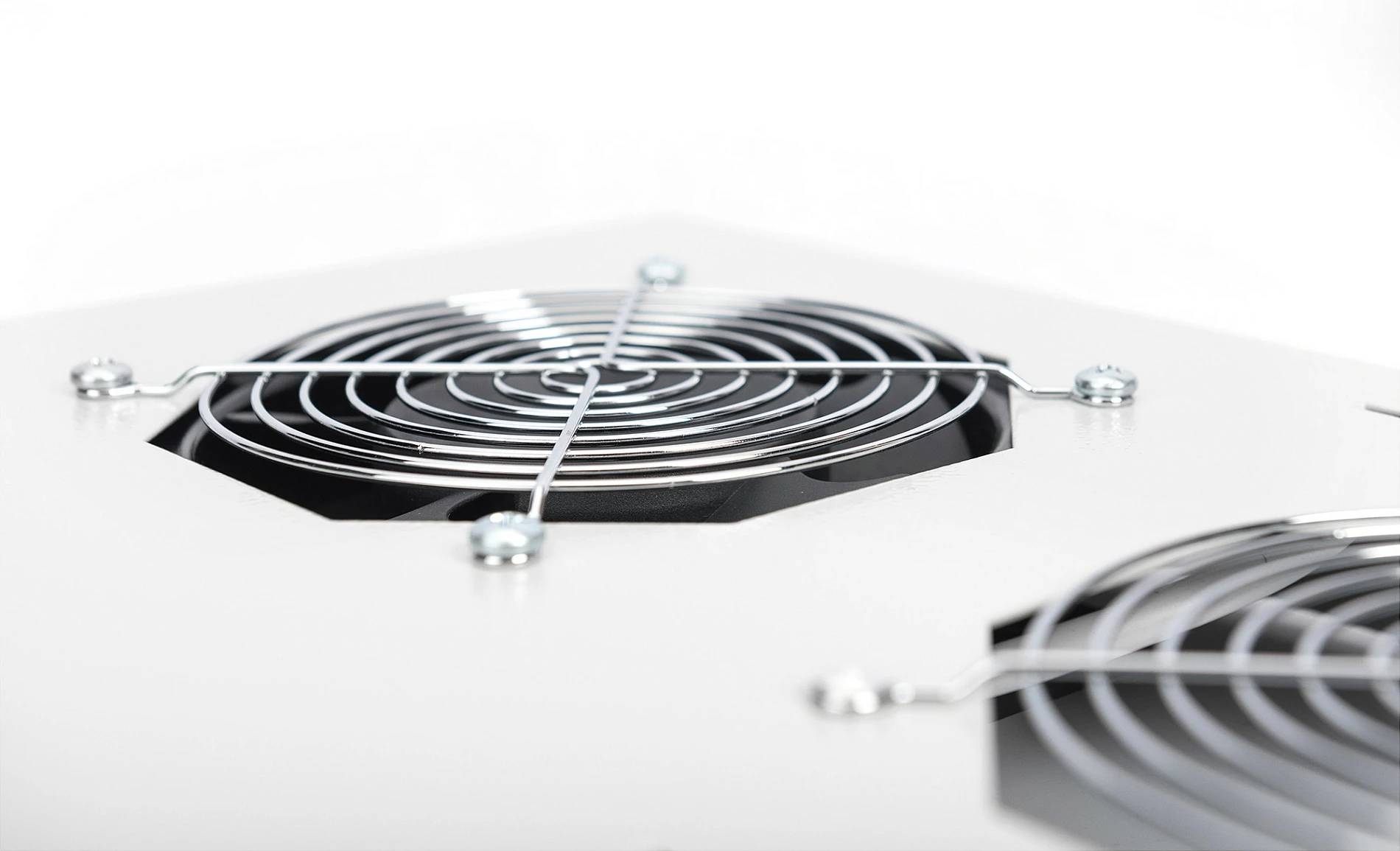 Aksesor ftohës Digitus për kabinete rrjeti Varioflex-N/Unique/Dynamic Basic, 2 ventilatorë, gri