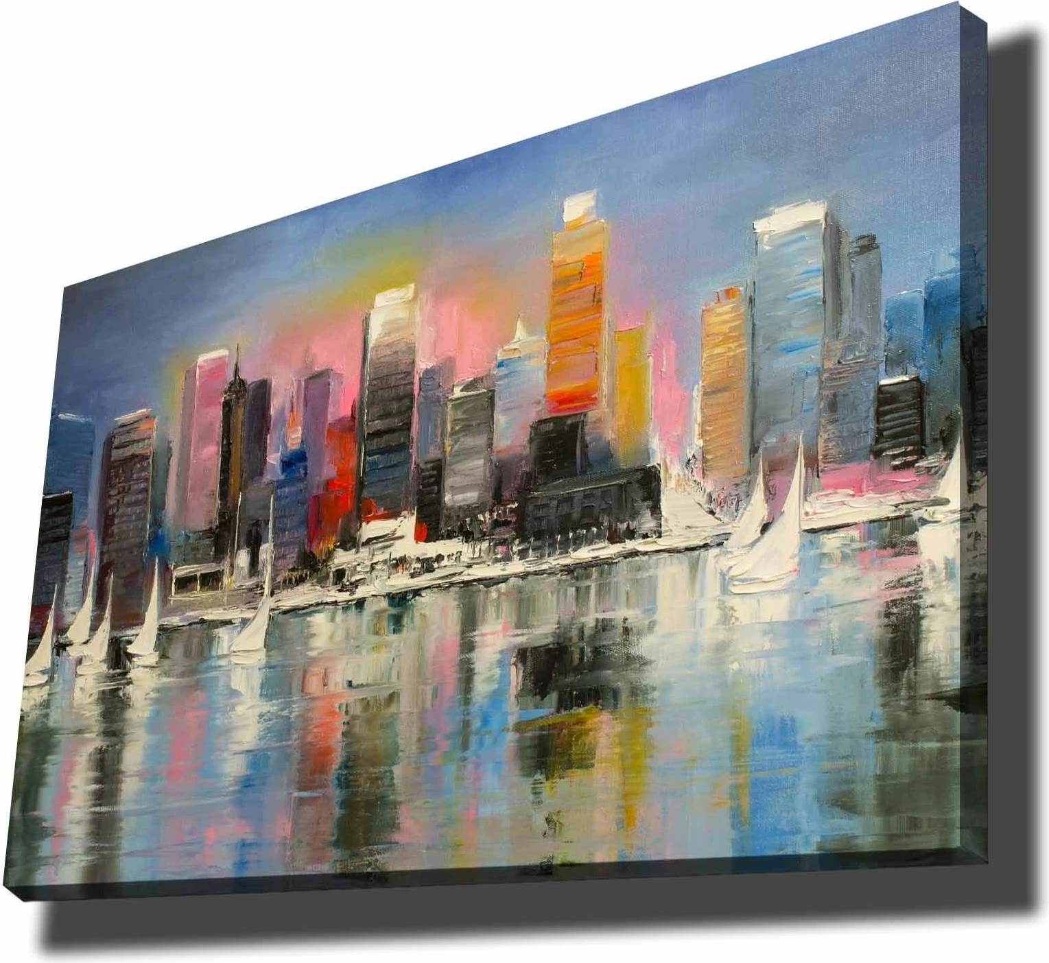 Pikturë dekorative në kanavacë, shumëngjyrëshe, 70x100cm, Wallity 70100NISC-004
