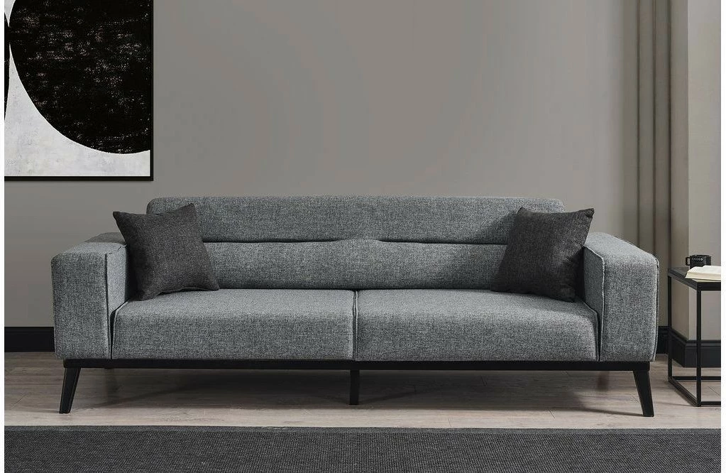 Divan-krevat treshe, ngjyrë gri e çelët, Atelier del Sofa, Bali 3 Seater