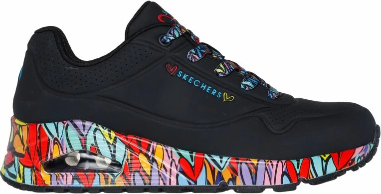 Atlete femra Skechers UNO Ravaged Love 177918, të zeza