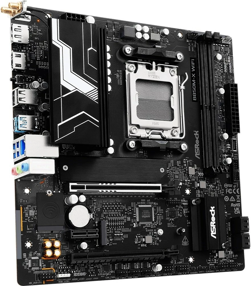 Pllakë amë Asrock B850M-X WiFi R2, Socket AM5, micro ATX, E zezë