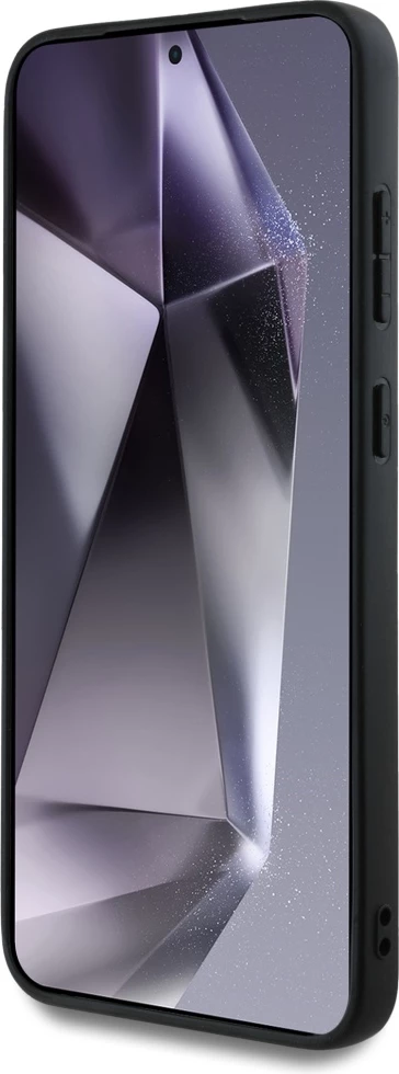 Mbështjellës Guess 4G Round Patch Classic Logo MagSafe për Samsung Galaxy S25, Kafe