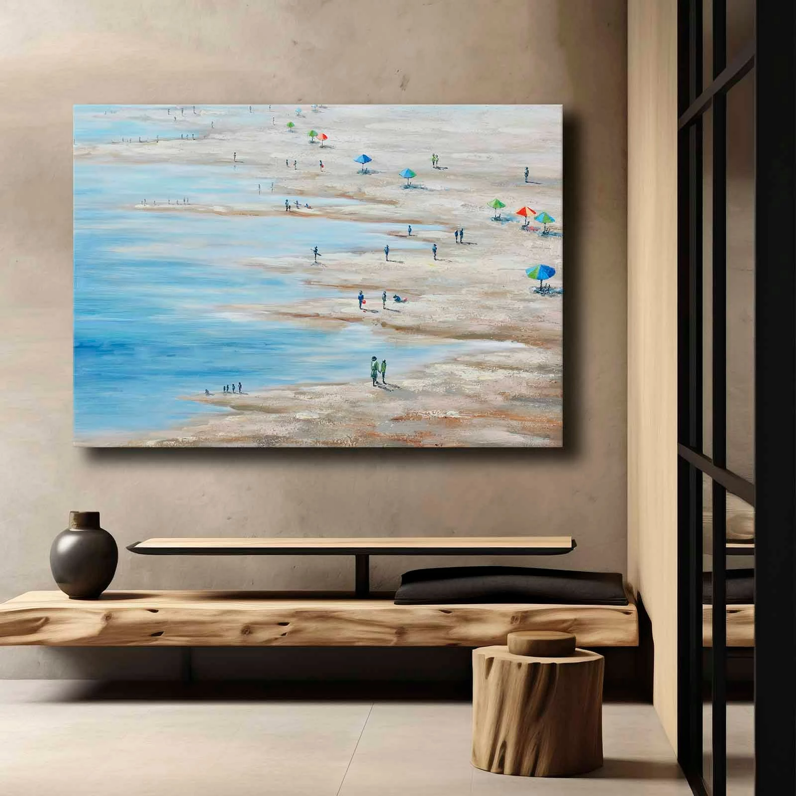 Pikturë dekorative në kanavacë, shumëngjyrëshe, Wallity, 70x100cm