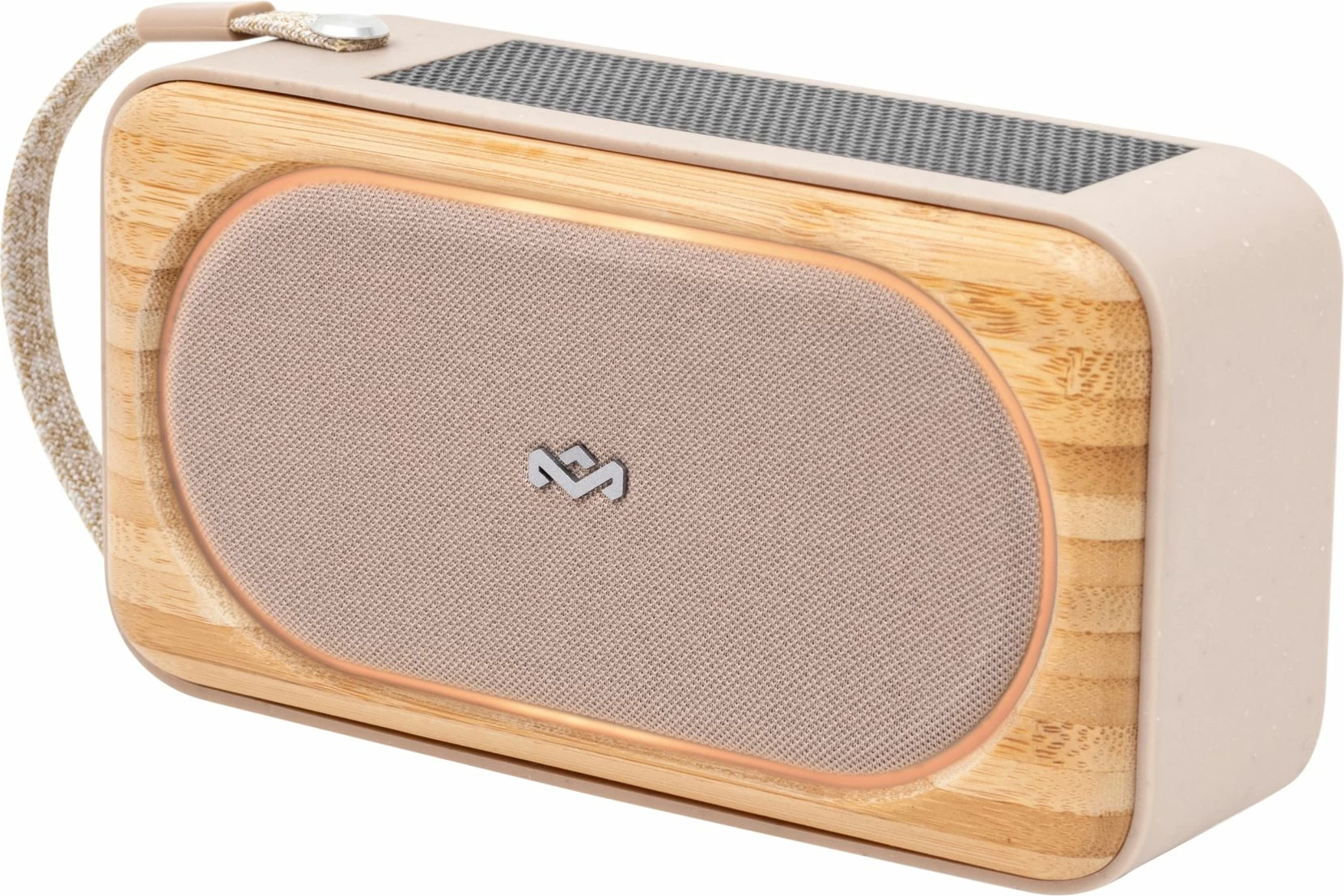 Altoparlant Bluetooth portativ House Of Marley Roots Solar, IP67, panel diellor, 14 orë, krem