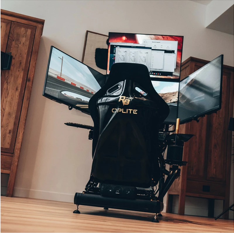Mbajtëse monitori Oplite On Top Monitor Mount R8, çelik, e bardhë