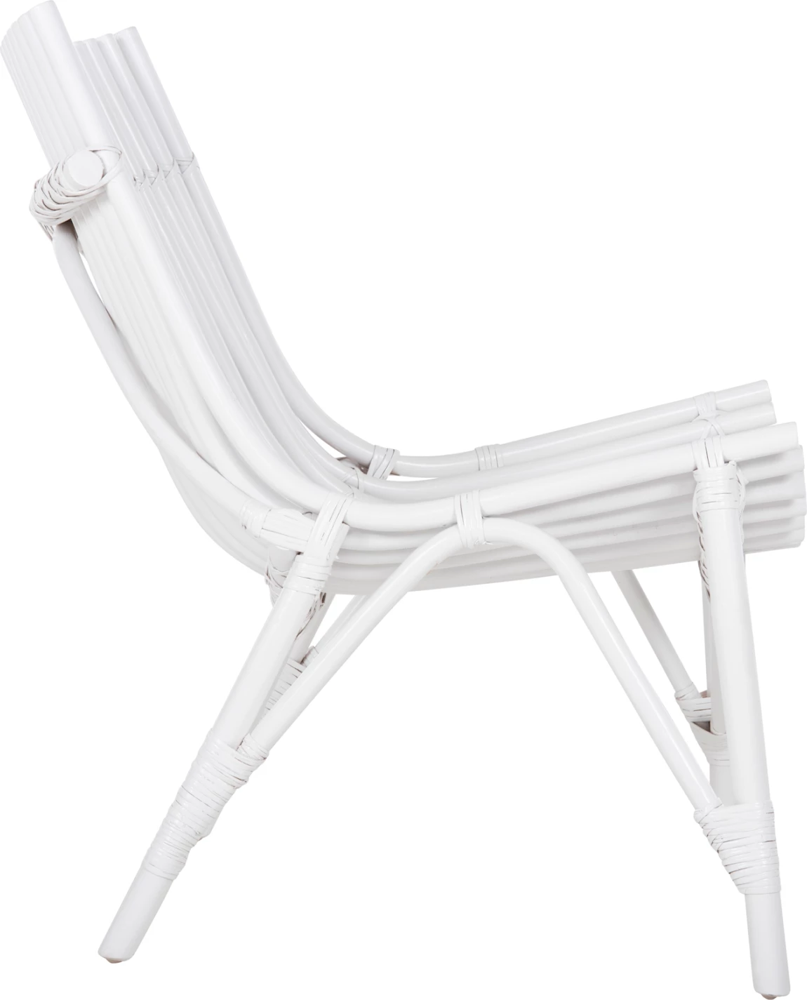 Karrige për jashtë CELLION FH9812.03, shkopinj rattan, ngjyrë e bardhë, 76x72x83H cm