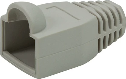 Boot për konektor RJ45 LogiLink, 6.5mm, 50 copë, gri