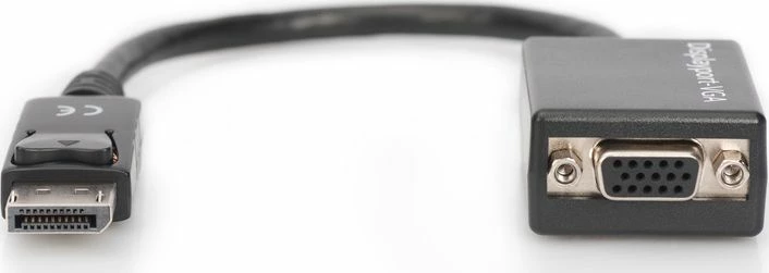 Adapter DisplayPort në VGA Digitus AK-340403-001-S, i zi