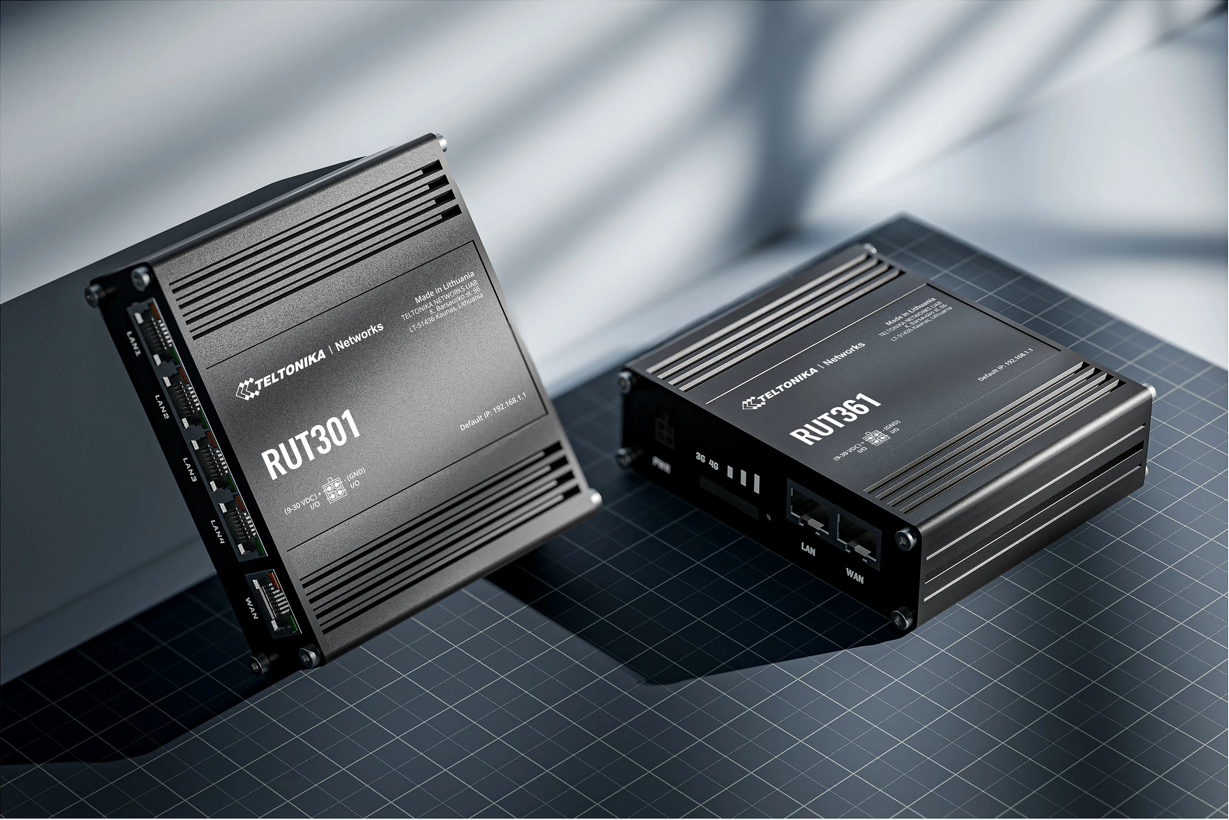Router industrial Teltonika RUT301, 5x Fast Ethernet, USB, alumin, i zi
