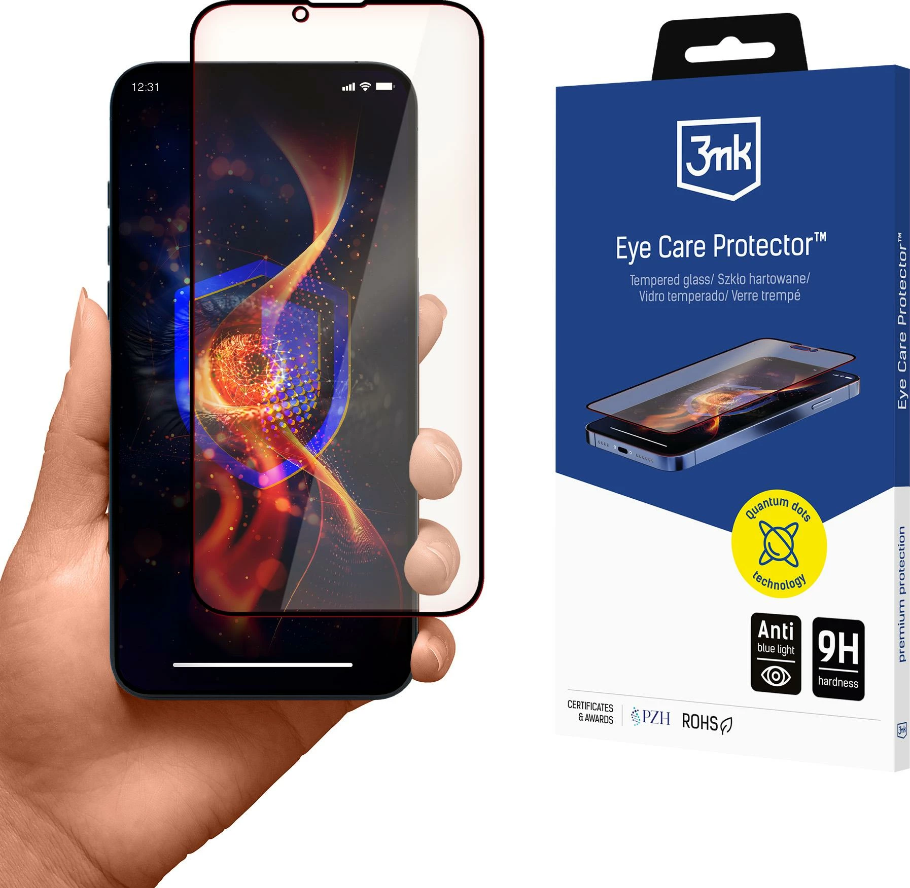 Xham i temperuar 3mk Eye Care Protector për iPhone 13/13 Pro/14