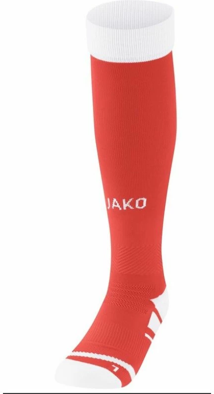 Çorape futbolli Jako, të bardha të kuqe