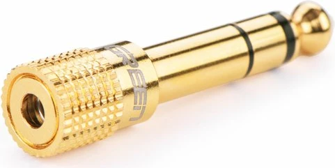 Adapter audio Ugreen 3.5 mm mini jack në 6.3 mm jack, i artë