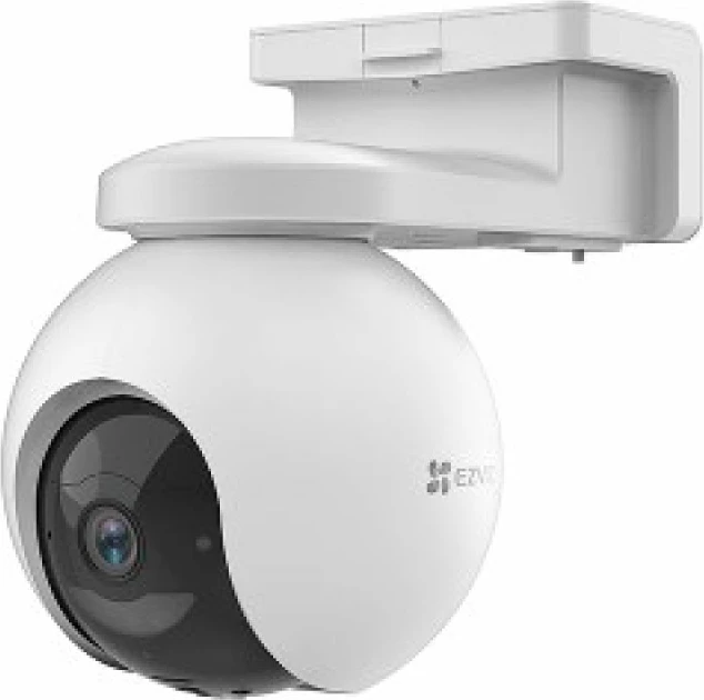 Kamerë sigurie IP me panel diellor ezviz HB8 4G, e bardhë