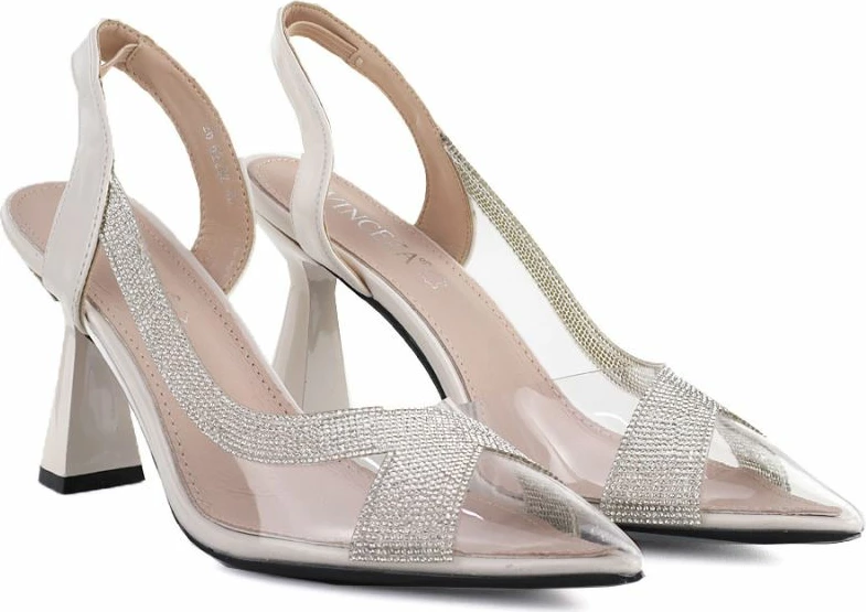 Këpucë pumps për femra Vinceza 66282, bezhë [Madhësia: 37]