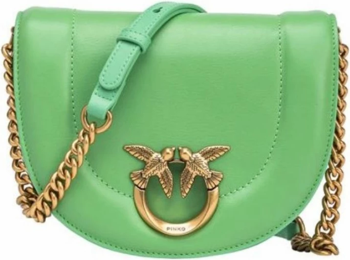 Çantë dore Pinko për femra, e gjelbër