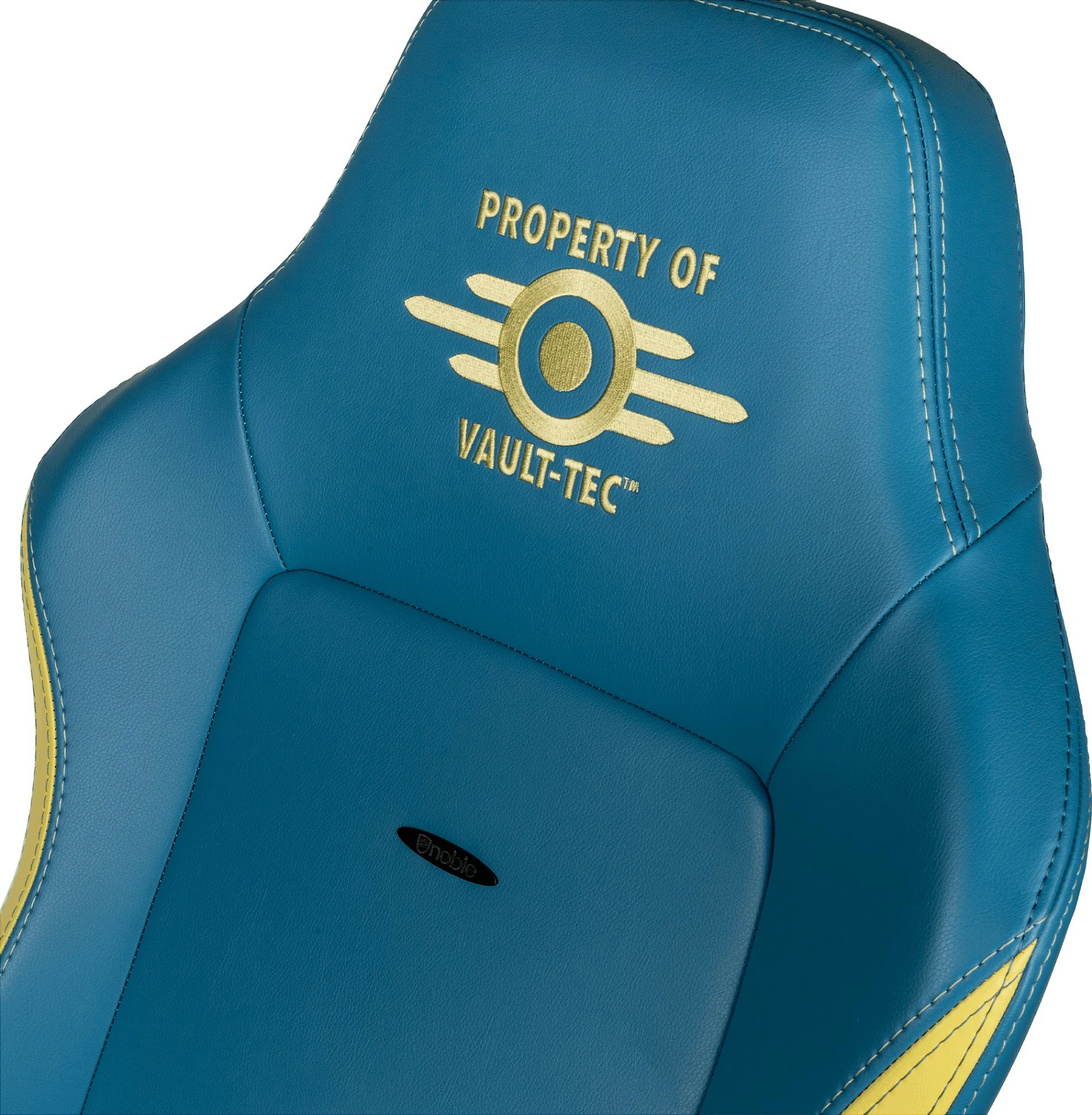 Karrige gaming noblechairs HERO, edicion Fallout Vault-Tec, blu/verdhë