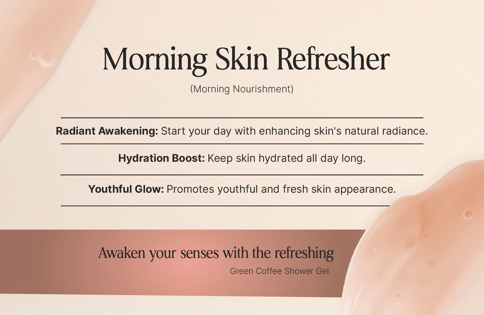 Xhel për trup Green Coffee Shower Gel, 300ml