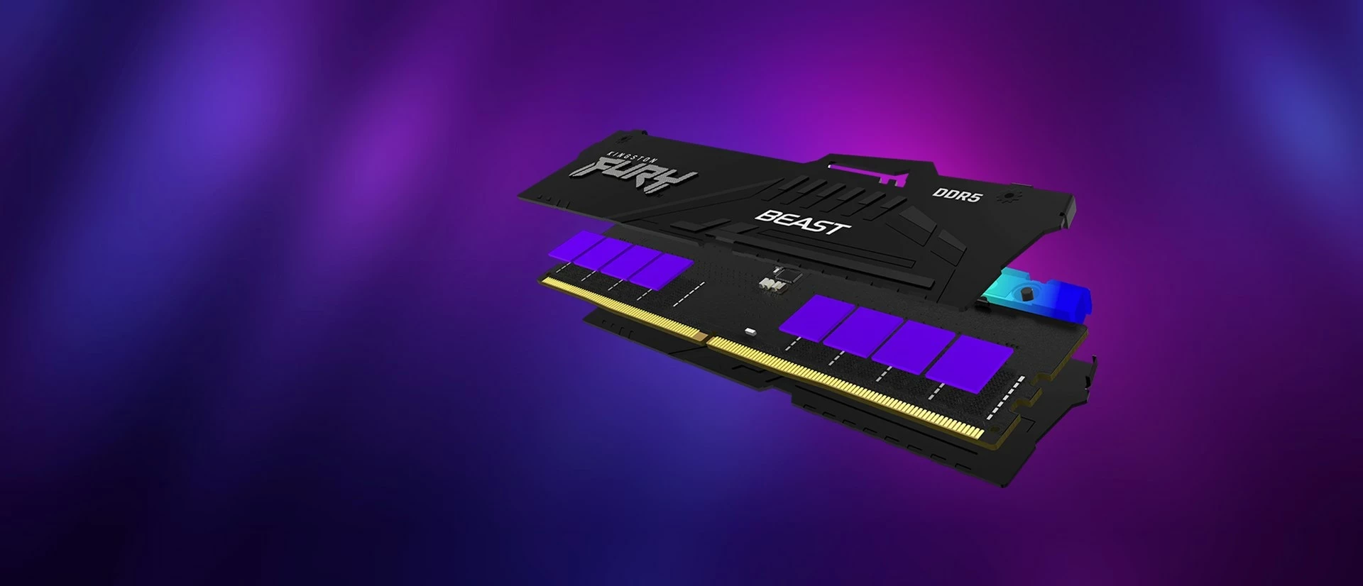 RAM Memorje Kingston FURY Beast 128GB 5600MT/s DDR5 RGB