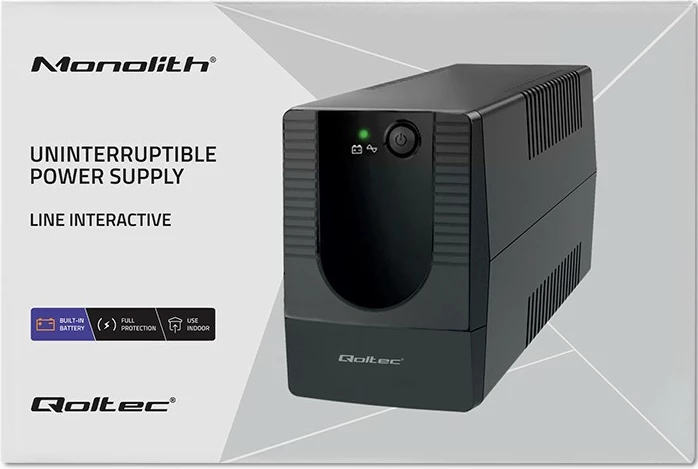 UPS Qoltec Monolith 650VA 360W, i zi