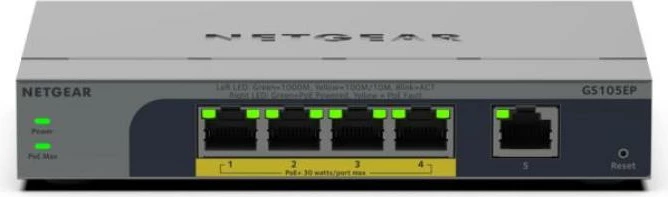 Switch Netgear GS105EP-100EUS 5 porta 100Mbps