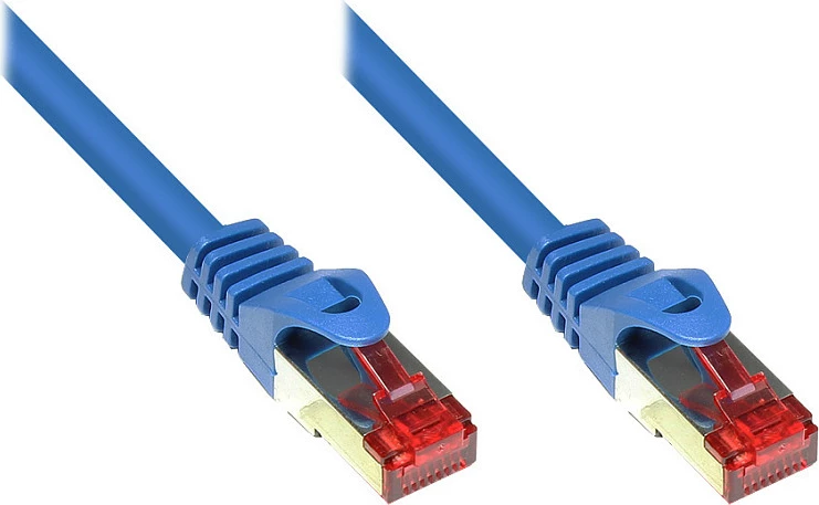 Kabllo rrjeti GoodConnections 8060-003B Cat6 S/FTP 0.25 m RJ45-RJ45, e kaltër
