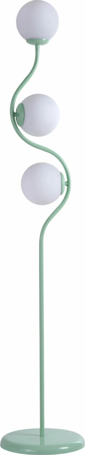 Llambë dyshemeje Opviq, 8944-5, ngjyrë e bardhë dhe mint