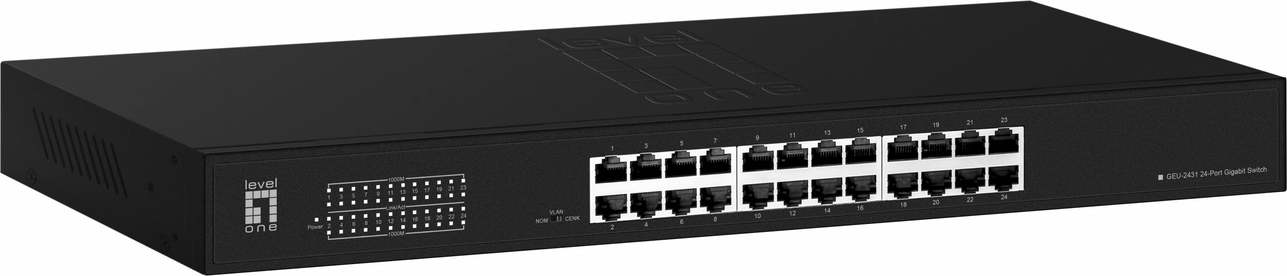 Switch LevelOne GEU-2431, 24 porte, Gigabit Ethernet, Rack Mount, 1U