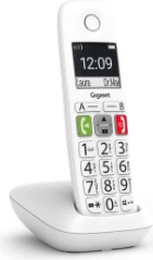 Telefon Gigaset E290 Duo, wireless, i bardhë