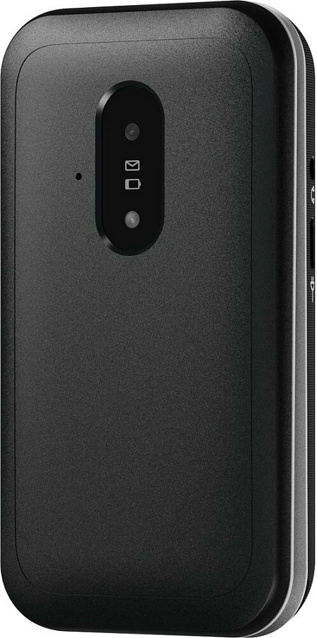 Celular Doro Leva E22, me kapak, 2.8", Single SIM, 1150 mAh, zi/bardhë