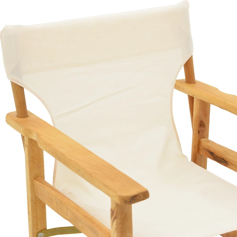 Karrige regjisori, dru ahu, ngjyrë natyrale - pëlhurë Nexus ecrou