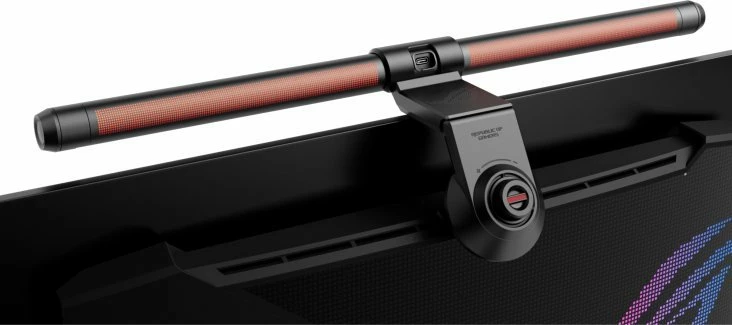 Dritë bar LED për monitor Asus ROG Aura ALB01, Aura RGB, 2700K-6500K, e zezë/kuqe