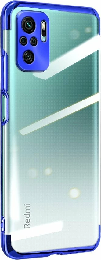 Mbështjellës Hurtel Clear Color 0.3mm për Xiaomi Redmi Note 10 5G / Poco M3 Pro, TPU, Kaltër/Transparent