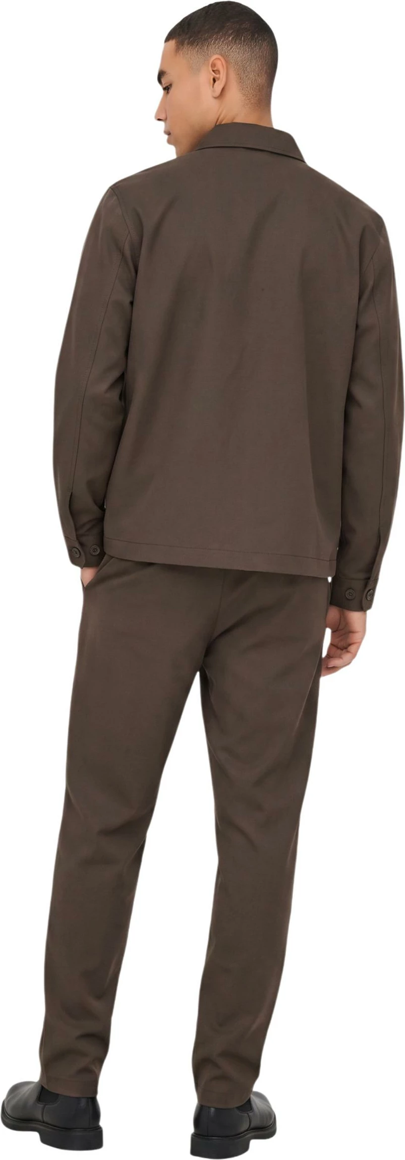 Këmishë overshirt për meshkuj Only & Sons Onsmiro Reg 0346, kafe [Madhësia: S]