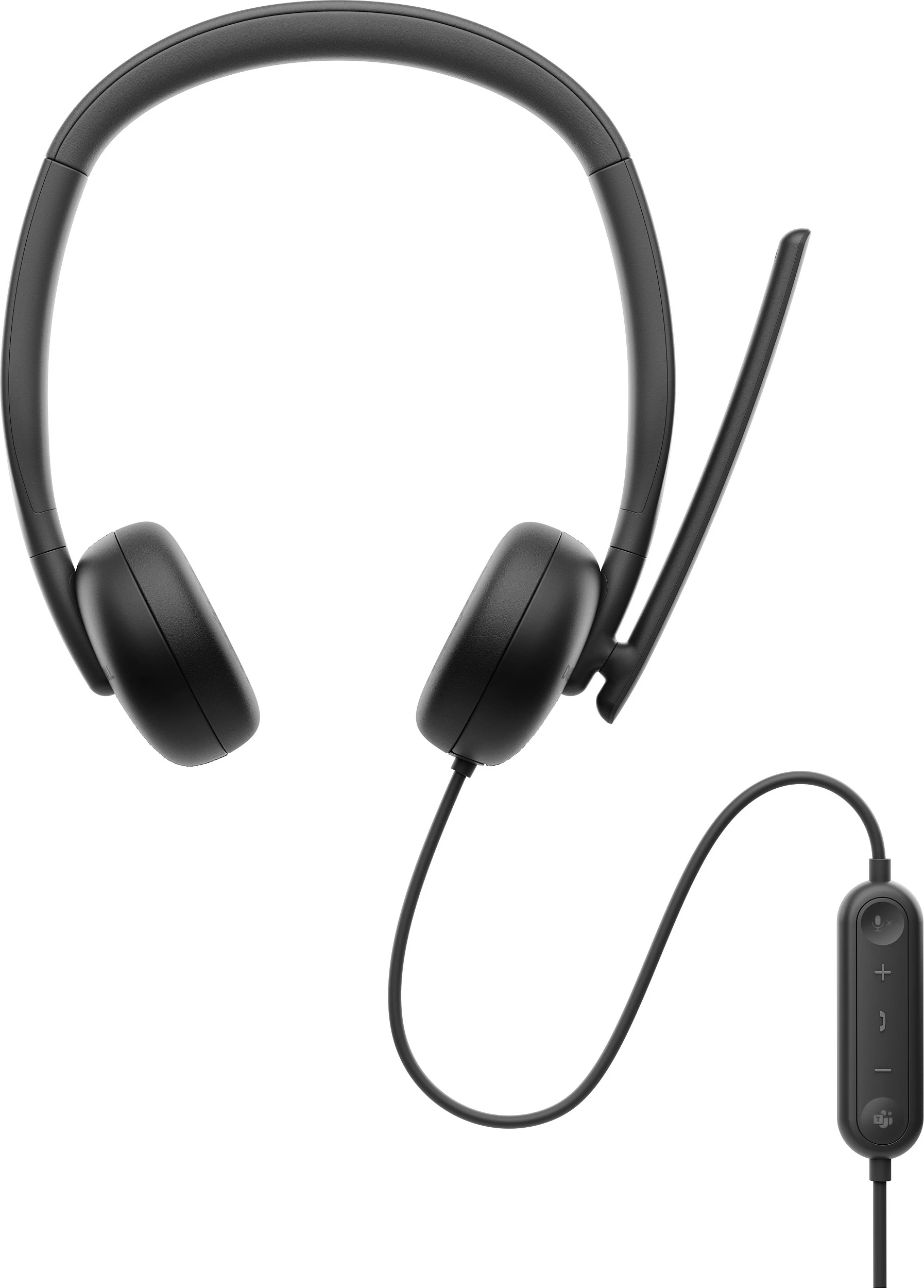 Kufje me mikrofon Dell USB-C Binaural NC, me kabllo 2 m, të zeza