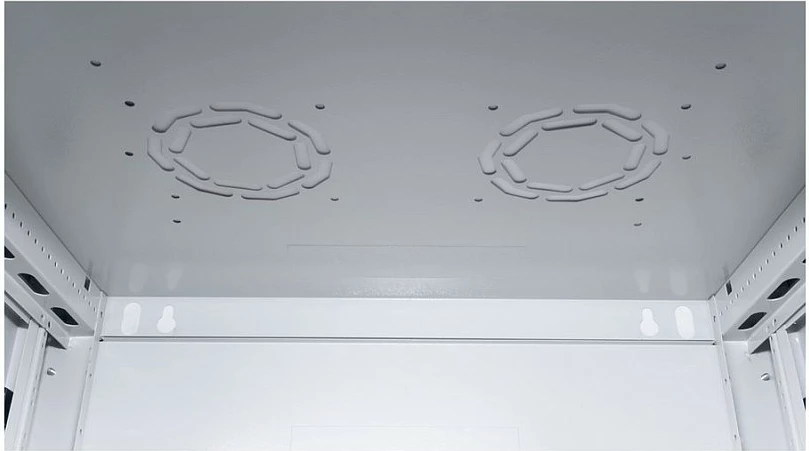 Kabinet rack ROLINE Basic Plus 19", 4U, 600x450, montim në mur, derë xhami, gri