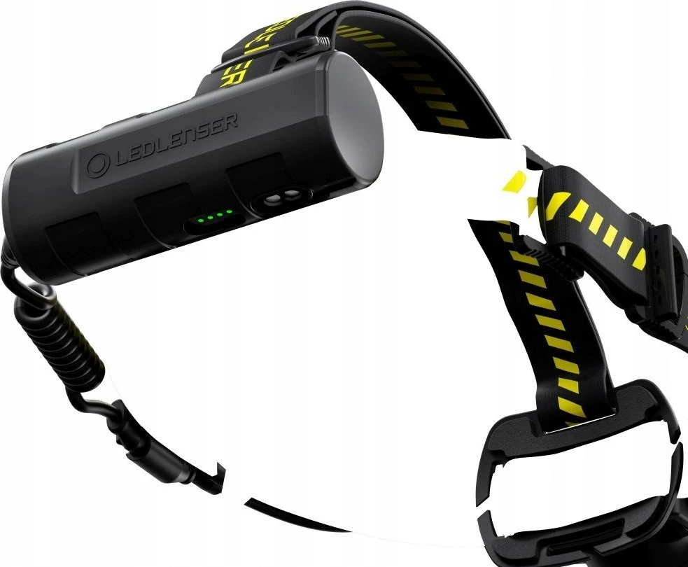 Dritë koke Flashlight Ledlenser H7R, e zezë 