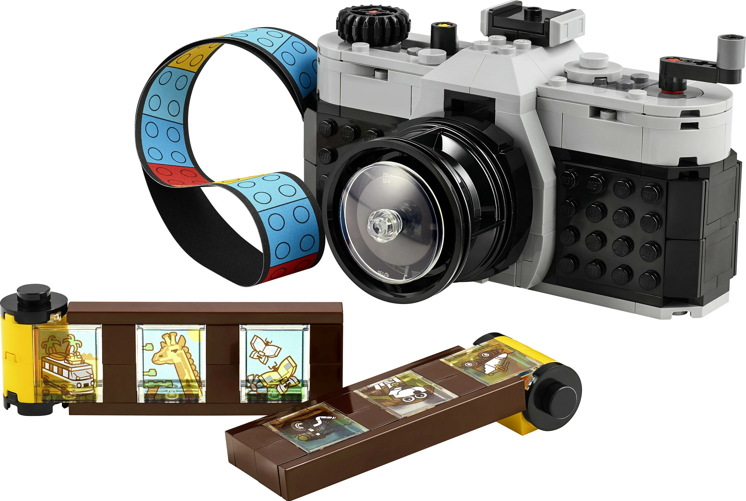 Set ndërtimi LEGO Retro Kamera, 8 vjeç+, 261 pjesë, shumëngjyrëshe
