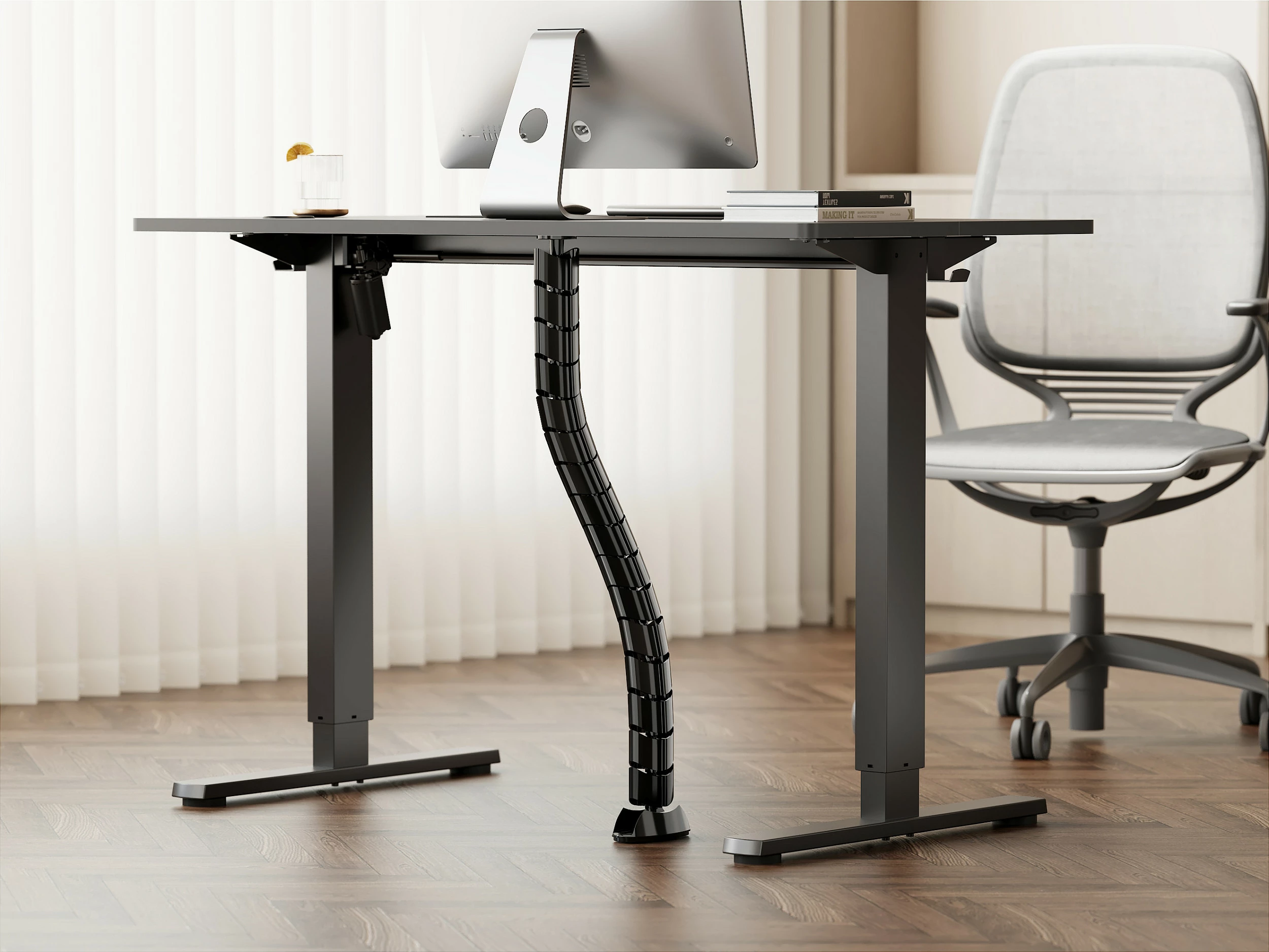 Menaxhues kabllosh Equip Double-Channel Cable Management Spine, 730 mm, ABS, i zi
