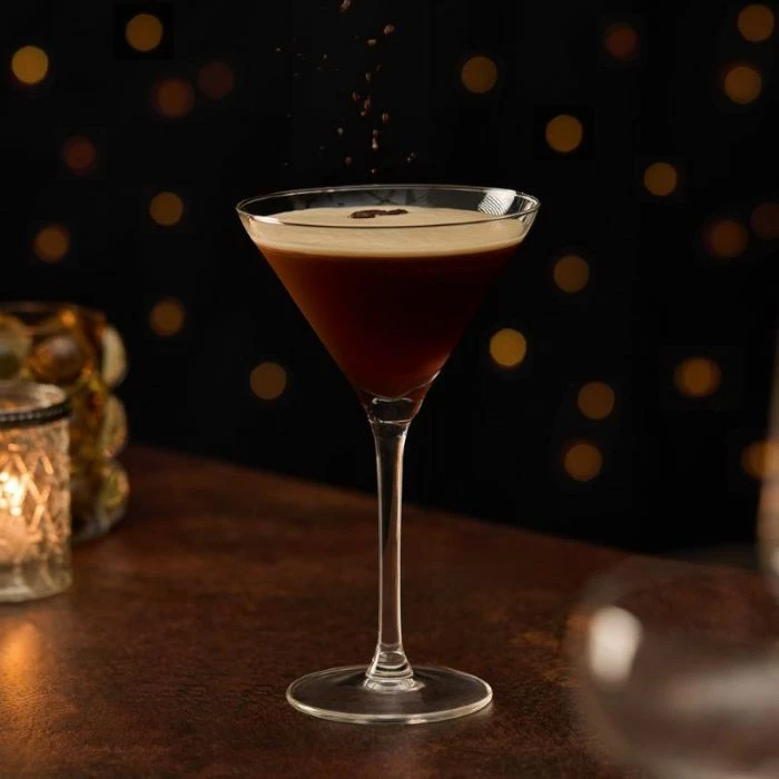 set koktej VONSHEF 1500117 Boston shaker 550 ml + jigger 25/50 ml, brushed copper, set 6 copë