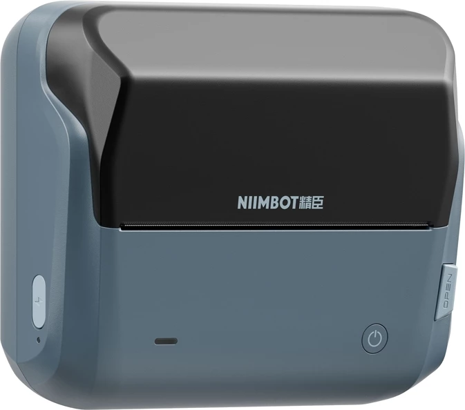 Printer etiketash termik portabël NIIMBOT B4 104 mm 203 dpi Bluetooth USB 2000 mAh blu