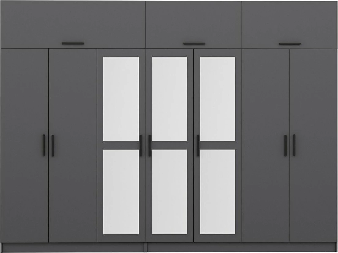 Dollap Skye Decor, ngjyrë antracit, Kale - 5192