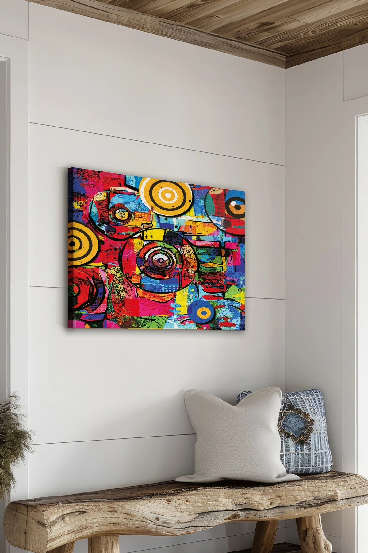 Pikturë dekorative në kanavacë, shumëngjyrëshe, Wallity Ersyfdc95, 50x70cm